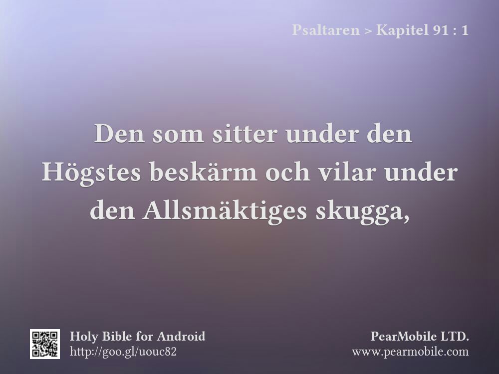 Psaltaren, Kapitel 91:1